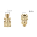 2pcs Brass Pressure Washer Parts Quick Connector Fittings M14 x 1.5 Male &