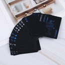 55 Pcs/Deck Poker Waterproof Playing Cards Set Classic Magic Tricks Tool BlackM&