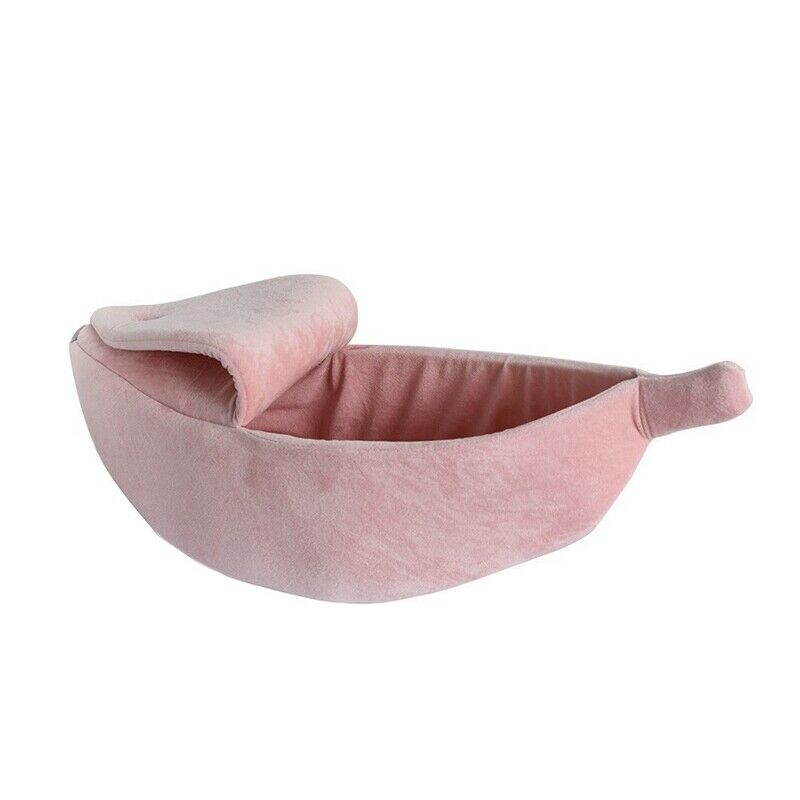 Pet Banana Bed Dog Mat Soft Cotton Warm Pet Blanket Sleeping Bed Cover Mat