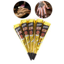 5pc dark black instant herbal henna cone temporary tattoo kit body LJ