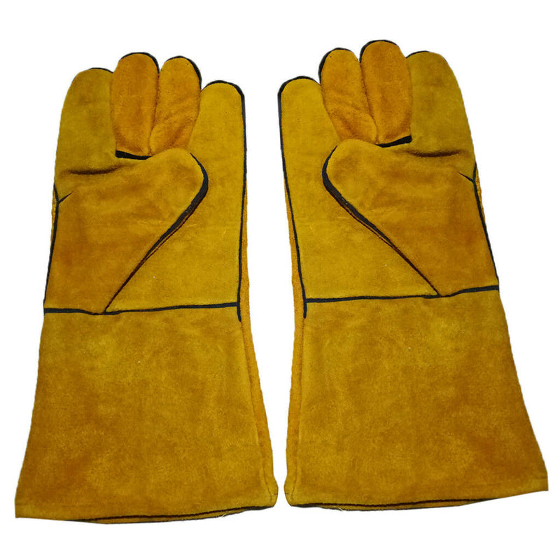 Welding Protective Sleeves Buckle Cuffs Fire Flame Resistant with Gloves