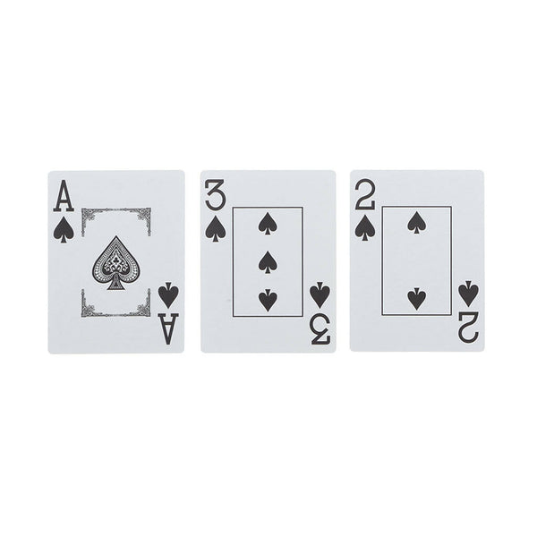 1* Poker Red 100% PLASTIC Texas Poker Size Playing Cards New