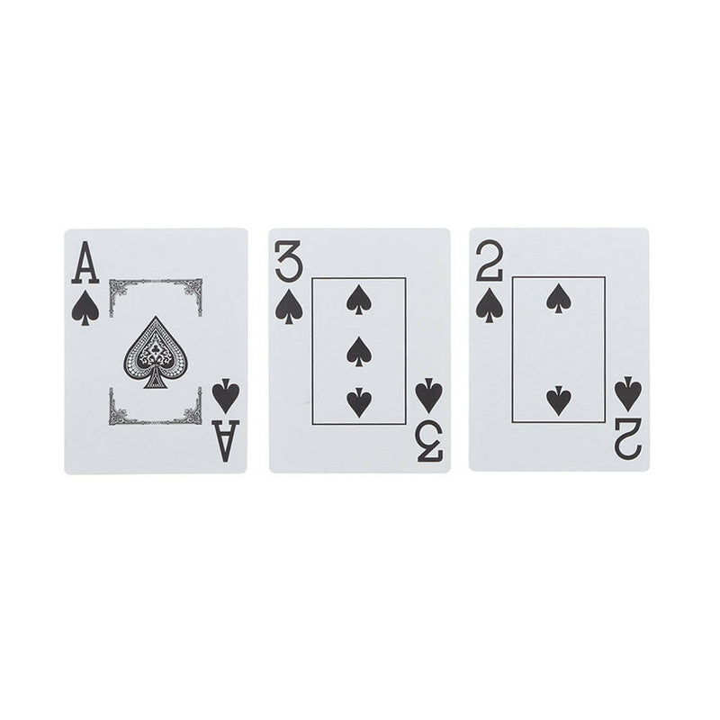 1* Poker Red 100% PLASTIC Texas Poker Size Playing Cards New