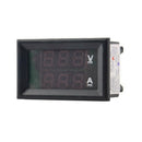 Dual LED Digital Voltmeter Ammeter Panel Amp Volt Gauge DC 0-100V 0-10A