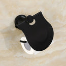 Stainless Steel Cover Toilet Paper Towel Holder Zinc Alloy Mounting Seat F3