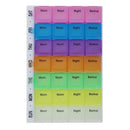 28 Compartments Pills Storage Box 7 Days Tablet Pill Box Holder Medicine