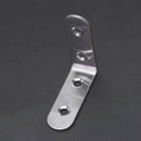 10 x Stainless Steel Shelf Support Corner Brace Angle Bracket 50x50mm