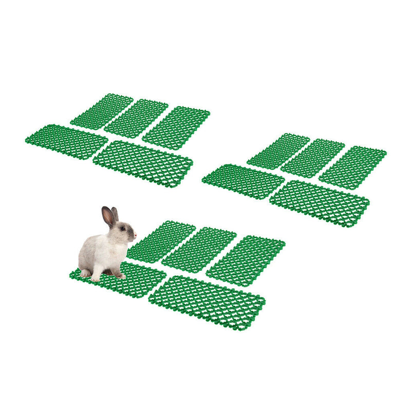 10Pcs Mat for Rabbit Cage, Comfortable for Feet, Chinchilla, Guinea Pig, Bunny