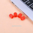 100pcs Plastic Car Truck Bike Tire Tyre Wheel Valve Stems Caps Dust Cover Red