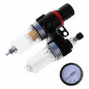 G1/4'' In line Air Compressor Filter Regulator Gauge Trap Oil Water 1.0MPa