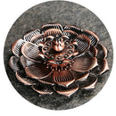 Incense Burner Holder Censer Plate For Candle Aromatherapy Lotus Purple