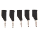 Black 4mm Banana Plugs, Closed Screw Type for Musical Audio Speaker Cable Wire