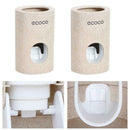 Wall Mounted Tooth Brush Holder Automatic Squeezer Toothpaste Dispenser 201 Y4Y8