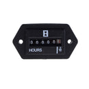 Black Rectangle 12V-36V DC Generator/Engine Sealed Hour Meter Counter Z