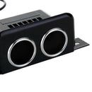 Auto Car Double cigarette lighter adapter 12V 10.5x5x4cm D1E2