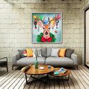 DIY Diamond Painting Xmas Garland Elk Full Round Drill Wall Picture 30x30cm