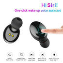 Bluetooth 5.0 Headset Mini Wireless Earphones Sports Stereo Earphone with M