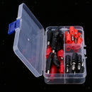 40Pcs Car Battery Alligator Clip Clamp And Stackable Banana Plug Connectors