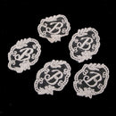 5pcs Embroidered B Letter Applique Sewing Patches for DIY Jeans Jackets Clothing