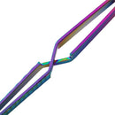 1 Pcs Colorful Stainless Steel Nail Art Pincher Cuticle Pusher False Nail S