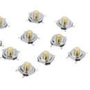 10Pcs Micro waterproof copper tactile tact touch push button switch SMD 4x4xY Ew