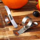 1pc Orange Peelers Stainless Steel Fruit Skin Parer Peeling Lime Lemon Opene Hn