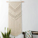 Macrame Woven Wall Hanging - Boho Chic Bohemian Room Geometric Art Decor -