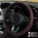 Universal Car Steering Wheel Cover Soft Leather Breathable Anti-slip 15''/38cm