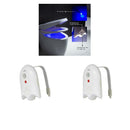2pcs Rechargeable LED Night Light Toilet Bathroom Motion Activated Lamp