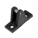 Bimini Boat Top Nylon ANGLED DECK HINGES Black Fitting MARINE