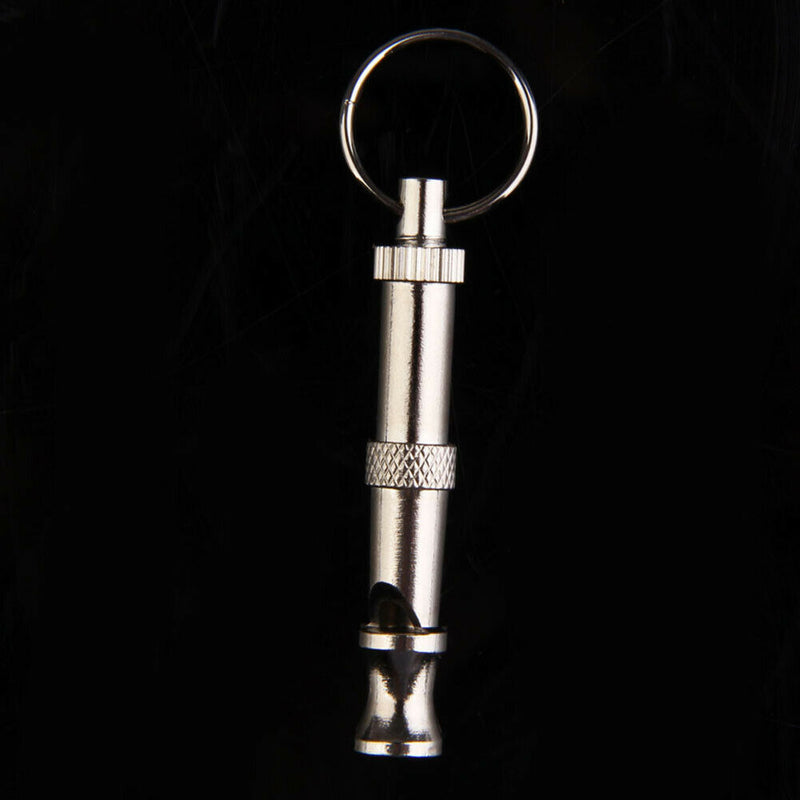 Pet Training Adjustable Ultrasonic Flute Dog Whistle Sound Keychain A