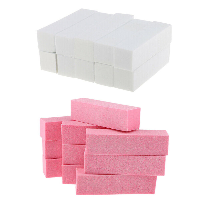 20Pcs Nail Sanding Buffing 4 Sided Buffer Polish Block Nail Art Manicure Care