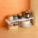 Home Closet Organizer Storage Shelf for Kitchen Rack Space Saving Wardrobe DM3S9