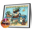 Full Round 5D DIY Diamond Painting Kitchen Supplies Embroidery Kit (LG191)