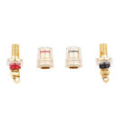2 Pcs Mini Amplifier Speaker Terminal Binding Post Banana Plug Connector