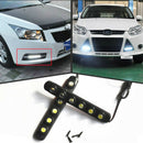 1PC Car waterproof Hawkeye 6 LED Daytime Running Light DRL Fog Driving L a_J Gw