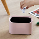 Nordic Style Desktop Trash Can Modern Oval Shatter-Resistant Plastic Small TT9L2