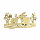 Wooden Creative Easter Egg Shelves Egg Stand Carry Hold Eggs Rack Bunny Hap P1I8