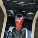 Carbon Fiber Gear Shift Knob Cover Trim For Mercedes W203 W204 W213 C2D4