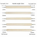 15 Pcs Dotting Tools Set, Ball Stylus Embossing Pattern Clay Sculpting Carv M1U9