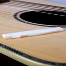 Ivory Buffalo Bone Bridge Saddle And Slotted Nut For 6 String Acoustic Guitar