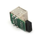 9Pin Motherboard to Double Layer 2 Port USB2.0 A Female Internal Header AdapterZ