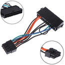 24Pin Female to 10Pin Male Adapter Power Supply Cable Cord for 10PIN Motherboa!E