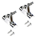2PCS Top Deck Hinges Fitting Concave Base Hardware Pins with Screws 316 Sta