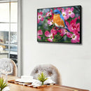 Flowers Bird Full Drill Round Diamond Painting DIY Mosaic Kit Home Decor