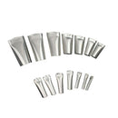 17X Stainless Steel Silicone Nozzles Caulking Finisher Set Spatulas Filler Tools