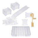 102 in 1 Floss Bobbin Winder Thread Winding Card Storage Box Complete Sewing Kit