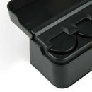 Car Coin Box Car Car Portable Plastic Purse Auto Parts Black