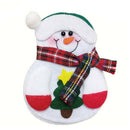 8pcs Christmas Decorations Snowman Kitchen Tableware Holder bag Xmas ornameSEAU
