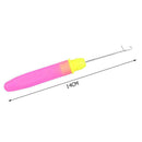 Plastic Handle Sweater Carpet Crochet Hook with Tongue Sewing Needles Set